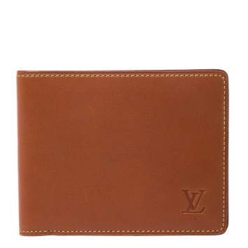 Pre Owned Louis Vuitton  Leather Nomad Bifold Wallet