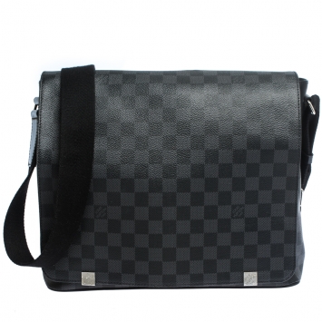 Pre Owned Louis Vuitton Damier Graphite Canvas District MM Bag