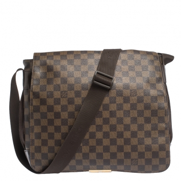 Pre Owned Louis Vuitton Damier Ebene Canvas Bastille Messenger Bag