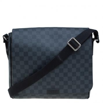 Pre Owned Louis Vuitton Damier Graphite Canvas District MM Bag