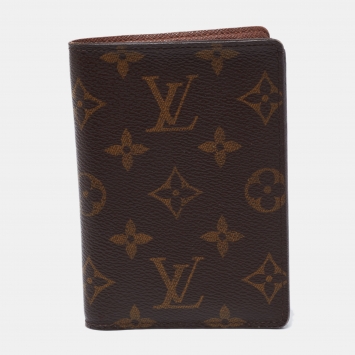 Pre Owned Louis Vuitton Monogram Canvas James Wallet