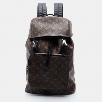 Pre Owned Louis Vuitton Monogram Macassar Zack Backpack