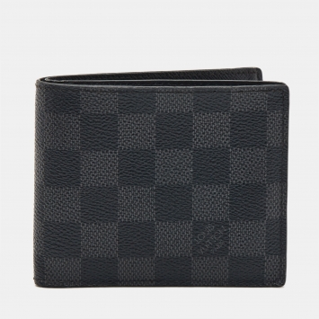 Pre Owned Louis Vuitton Monogram Eclipse Canvas Marco Wallet