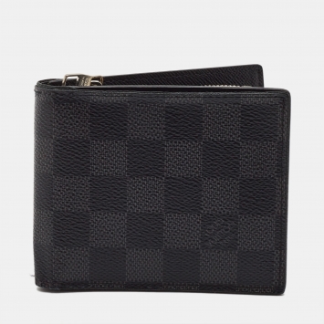 Pre Owned Louis Vuitton Damier Graphite Canvas Bifold Wallet