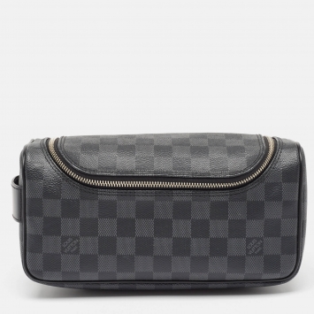 Pre Owned Louis Vuitton Damier Graphite Canvas Toiletry Pouch