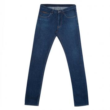 Pre Owned Louis Vuitton Indigo Washed Denim Straight Fit Jeans M