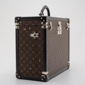 Pre Owned Louis Vuitton Monogram Macassar Custom Order Limited Briefcase