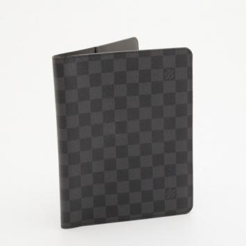 Pre Owned Louis Vuitton Damier Graphite Agenda Cover 
