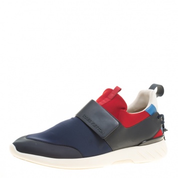 Pre Owned Louis Vuitton Tri Color Neoprene America's Cup Regatta Sneakers Size 43.5
