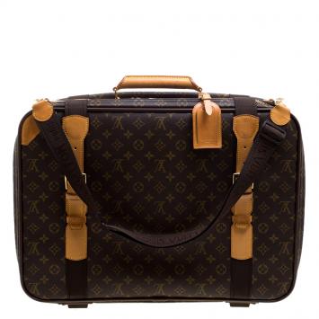 Pre Owned Louis Vuitton Monogram Canvas Satellite 53 Suitcase