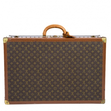 Pre Owned Louis Vuitton Monogram Canvas Bisten 70 Hardsided Suitcase