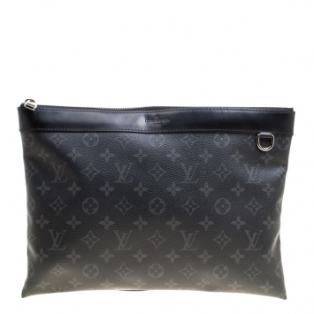 Pre Owned Louis Vuitton Monogram Eclipse Canvas Apollo Pochette