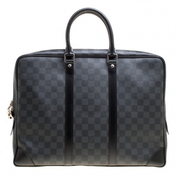 Pre Owned Louis Vuitton Damier Graphite Canvas Porte Documents Voyage Briefcase