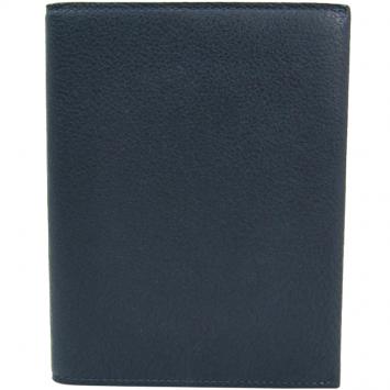 Pre Owned Louis Vuitton Bleu Marine Calf Leather Agenda Cover