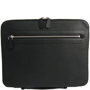 Pre Owned Louis Vuitton Ardoise Taiga Leather Vladimir Briefcase