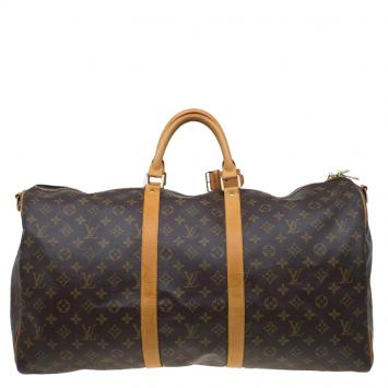 مملوكة مسبقًا Louis Vuitton Monogram Canvas Keepall 55