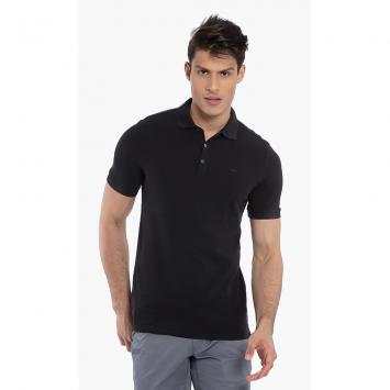 Pre Owned Michael Kors Black Modern Fit Polo Shirt M