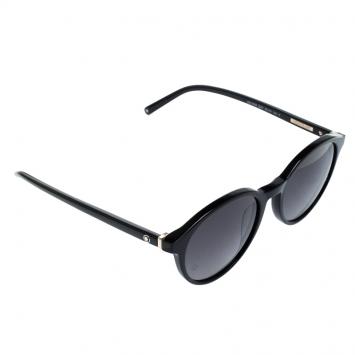 مملوكة مسبقًا Montblanc Black MB505S Round Sunglasses 