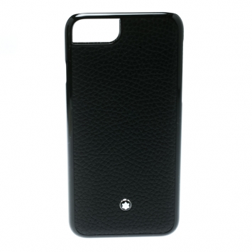 Pre Owned Montblanc Black Leather Hardphone Iphone 8 Case
