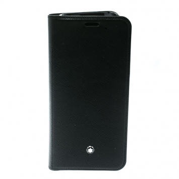 Pre Owned Montblanc Black Leather Flipside Samsung S8 Edge Case