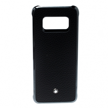 Pre Owned Montblanc Black Leather Hardphone S8 Edge Case