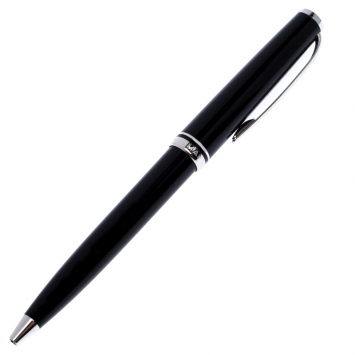 Pre Owned Montblanc Black Generation Resin Silver Tone Ballpoint Pen