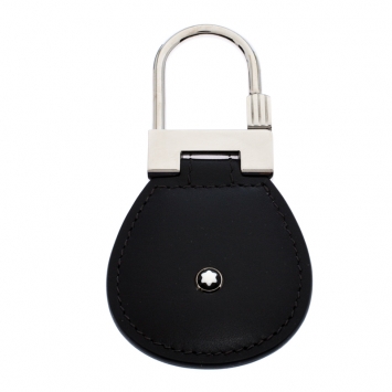 مملوكة مسبقًا Montblanc Black Leather Meisterstück Key Fob