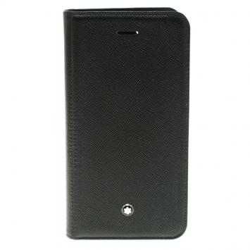 مملوكة مسبقًا Montblanc Black Leather Iphone 7 Flip Case