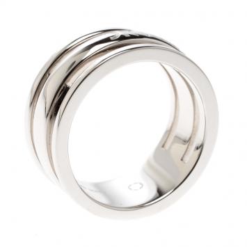 Pre Owned Montblanc Creative Silver Skeletted Men's Band Ring Size 62