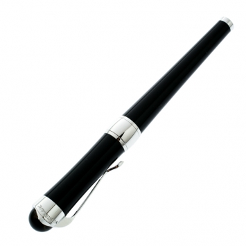 مملوكة مسبقًا Montblanc Etoile Diamond Black Resin Platinum Finish Rollerball Pen