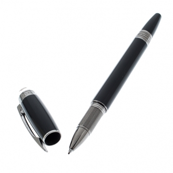 مملوكة مسبقًا Montblanc StarWalker Black Resin Silver Tone Fineliner Pen