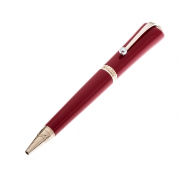 Pre Owned Montblanc Muses Marilyn Monroe Special Edition Red Resin Ballpoint Pen Set