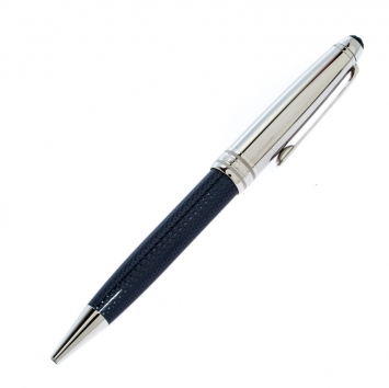 Pre Owned Montblanc Meisterstück Solitaire Doué Blue Hour Classique Ballpoint Pen