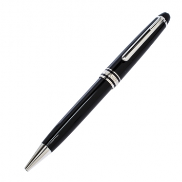 Pre Owned  Montblanc Meisterstuck Pix Black Resin Platinum Finish Ballpoint Pen 