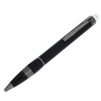 Pre Owned Montblanc StarWalker Midnight Black Resin Ruthenium Coated Ballpoint Pen