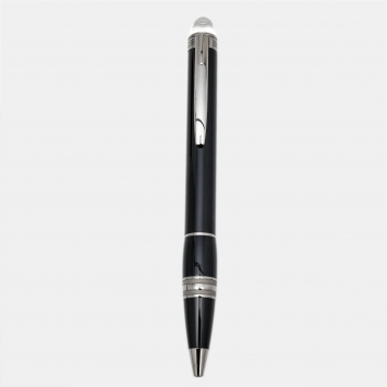 Pre Owned Montblanc StarWalker Midnight Black Resin Ruthenium Coated Ballpoint Pen