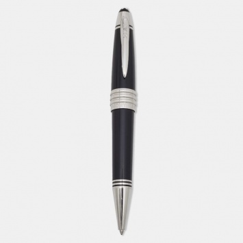 Pre Owned Montblanc John F. Kennedy Special Edition Resin Silver Tone Ballpoint Pen