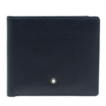 Pre Owned Montblanc Black Leather Miesterstuck Wallet