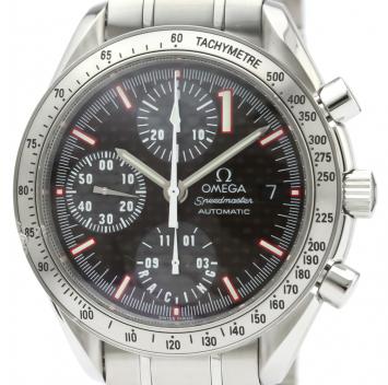 Pre Owned Omega Carbon Stainless Steel Speedmaster Racing Michael Schumacher 3519.50 Men's Wristwatch 39MM