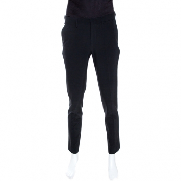 Pre Owned Prada Black Tailored Trousers L