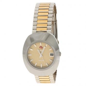 Pre Owned Rado Diastar Gold Stainless Steel Original Men's Wristwatch 35MM