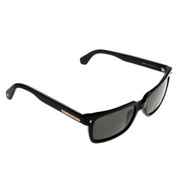 Pre Owned Roberto Cavalli Black 834S Square Sunglasses