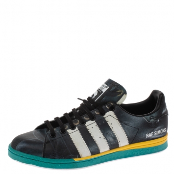 Pre Owned Adidas x Raf Simons Legend Ink Navy Night Colourway Samba Stan Smith Sneakers Size 42