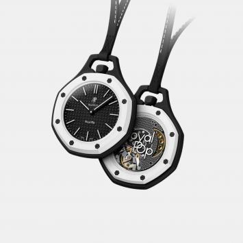 Pre Owned Swatch x Audemars Piguet Royal Pop Ocho Negro Bioceramic Mechanical Watch 40mm