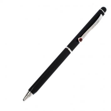 Pre Owned S.T. Dupont Karl Lagerfeld Edition Matte Black Palladium Finish Ballpoint Pen