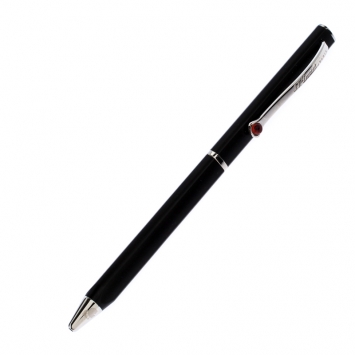 Pre Owned S.T. Dupont Karl Lagerfeld Edition Matte Black Palladium Finish Ballpoint Pen