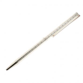 Pre Owned S.T Dupont Classic Silver Plated Ballpoint Pen & Mechanical Pencil 