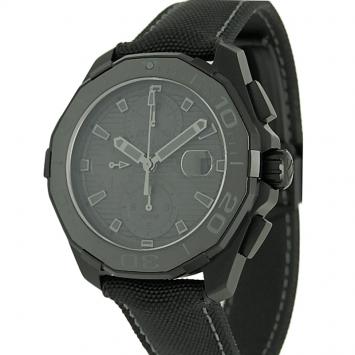 Pre Owned Tag Heuer Black Titanium Aquaracer Caliber 16 Men's Wristwatch 43MM