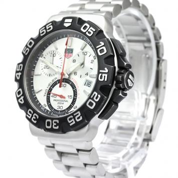 Pre Owned Tag Heuer Silver Stainless Steel Formula 1 Men's Wristwatch 40MM