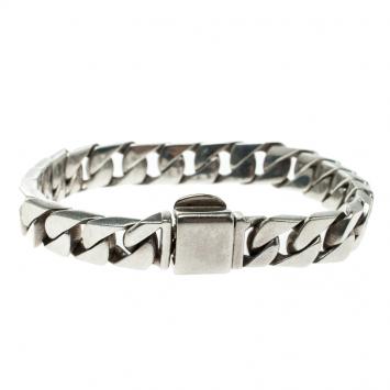 Pre Owned Tiffany & Co. Silver Curb Link Bracelet